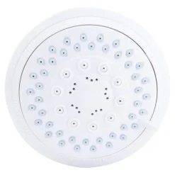 Oak Brook PVC Chrome 1.8 GPM 5-Settings Wall Mount Shower Head 4 Dia. in.