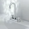 OakBrook Washerless Cartridge Chrome Two Handle Bar/Utility Faucet 4 in.