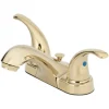 OakBrook Brass Traditional Two-Handle Bathroom Sink Faucet 4 in.