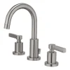 OakBrook Brushed Nickel Modena Widespread Bathroom Sink Faucet 8 in.