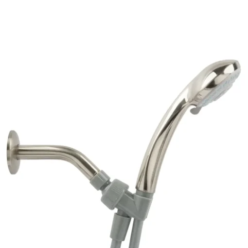 OakBrook Brushed Nickel PVC 3 settings Handheld Showerhead 1.8 gal