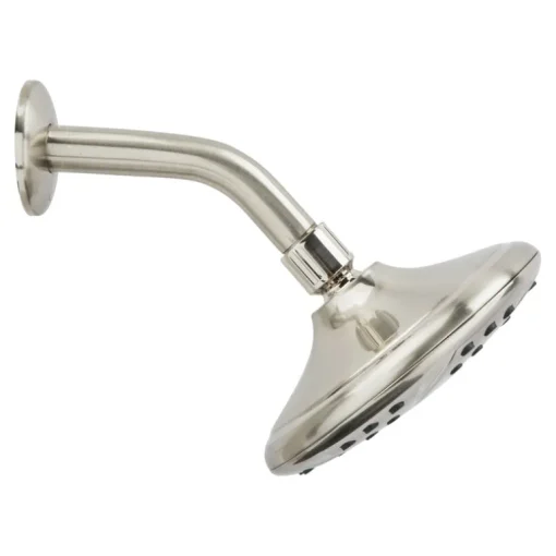 OakBrook Brushed Nickel PVC 1 settings Wallmount Showerhead 1.8 gpm
