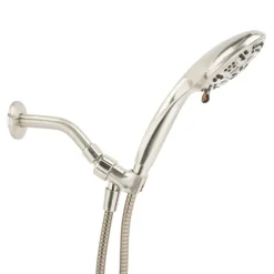 OakBrook Brushed Nickel PVC 5 settings Handheld Showerhead 1.8 gal