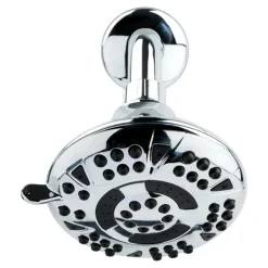 OakBrook Chrome PVC 5 settings Wallmount Showerhead 1.8 gpm