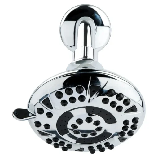 OakBrook Chrome PVC 5 settings Wallmount Showerhead 1.8 gpm