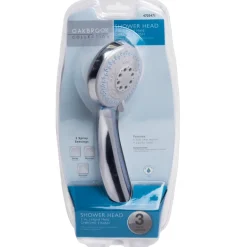 OakBrook Chrome PVC 3 settings Handheld Showerhead 1.8 gpm