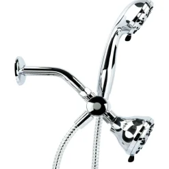 OakBrook Chrome PVC 5 settings Showerhead Combo 1.8 gpm