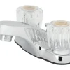 OakBrook Essentials Chrome Transitional Pop-up Bathroom Sink Faucet 4 in.