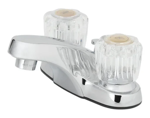 OakBrook Essentials Chrome Transitional Pop-up Bathroom Sink Faucet 4 in.