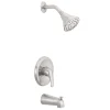 OakBrook 1-Handle Brushed Nickel Tub and Shower Faucet