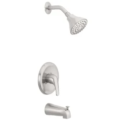 OakBrook 1-Handle Brushed Nickel Tub and Shower Faucet