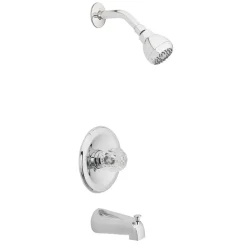 OakBrook 1-Handle Chrome Tub and Shower Faucet