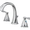 OakBrook Modena Chrome Modern Widespread Bathroom Sink Faucet 6-8 in.