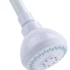 OakBrook White PVC 3 settings Wallmount Showerhead 1.8 gpm