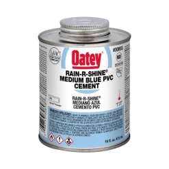 Oatey 30893 16 Oz PVC Rain-R-Shine® Blue Cement