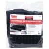 Oatey Black Plastic Composite Rectangle Adjustable Bathtub Protector 15 L x 2 H x 15 W in.