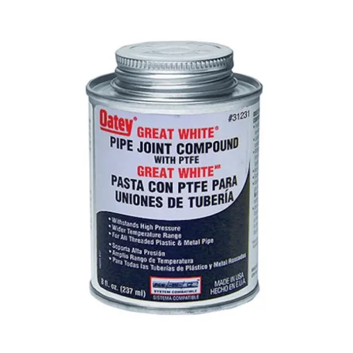 Oatey Great White White Pipe Joint Compound 16 oz