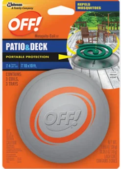 OFF! Insect Repellent Coil For Mosquitoes 1.06 oz. (Pack of 6)