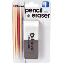 Officemate Gray/White Pencil and Ink Eraser 1 pk