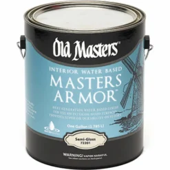 Old Masters Clear Semi-Gloss Water Based Floor Finish 1 gal. for Interior Wood Surfaces (Pack of 2)