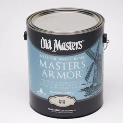 Old Masters Masters Armor Satin Clear Water-Based Floor Finish 1 gal. (Pack of 2)