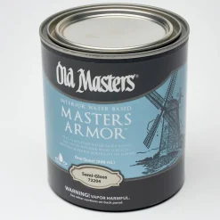 Old Masters Masters Armor Semi-Gloss Clear Water-Based Floor Finish 1 qt. (Pack of 4)
