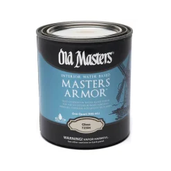 Old Masters Masters Armor Gloss Clear Water-Based Floor Finish 1 qt. (Pack of 4)