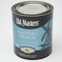 Old Masters Masters Armor Gloss Clear Water-Based Floor Finish 1 qt. (Pack of 4)