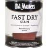 Old Masters Professional Semi-Transparent Red Mahogany Oil-Based Alkyd Fast Dry Wood Stain 1 qt (Pack of 4)
