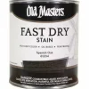 Old Masters Professional Semi-Transparent Spanish Oak Oil-Based Alkyd Fast Dry Wood Stain 1 qt (Pack of 4)