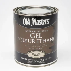 Old Masters Satin Clear Oil-Based Polyurethane 1 qt.