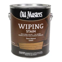 Old Masters Semi-Transparent Dark Walnut Oil-Based Wiping Stain 1 gal (Pack of 2)