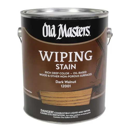 Old Masters Semi-Transparent Dark Walnut Oil-Based Wiping Stain 1 gal (Pack of 2)