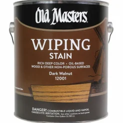 Old Masters Semi-Transparent Dark Walnut Oil-Based Wiping Stain 1 gal (Pack of 2)