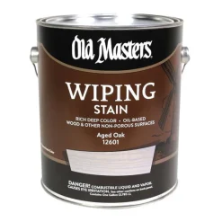 Old Masters Semi-Transparent Aged Oak Oil-Based Wiping Stain 1 gal (Pack of 2)