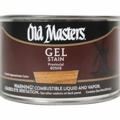 Old Masters Semi-Transparent Provincial Oil-Based Alkyd Gel Stain 1 pt (Pack of 4)