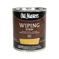 Old Masters Semi-Transparent Maple Oil-Based Wiping Stain 1 qt (Pack of 4)
