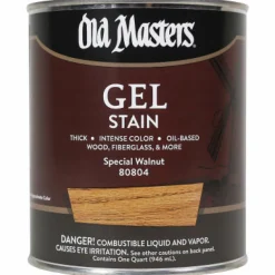 Old Masters Semi-Transparent Special Walnut Oil-Based Alkyd Gel Stain 1 qt