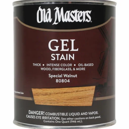 Old Masters Semi-Transparent Special Walnut Oil-Based Alkyd Gel Stain 1 qt