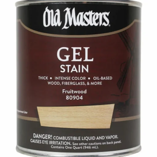 Old Masters Semi-Transparent Fruitwood Oil-Based Alkyd Gel Stain 1 qt