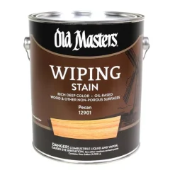 Old Masters Semi-Transparent Pecan Oil-Based Wiping Stain 1 gal (Pack of 2)