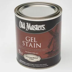 Old Masters Semi-Transparent American Walnut Oil-Based Alkyd Gel Stain 1 qt