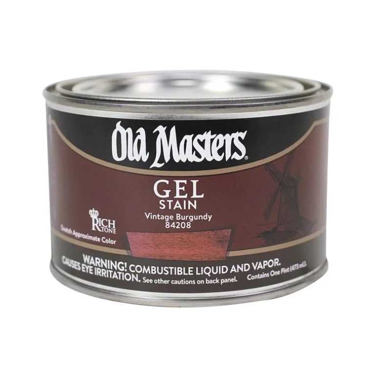 Old Masters Vintage Burgandy Gel Stain 1 pt. (Pack of 4)