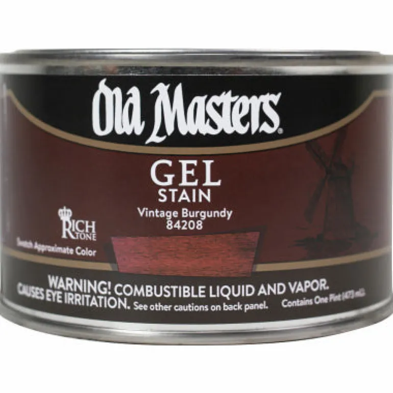 Old Masters Vintage Burgandy Gel Stain 1 pt. (Pack of 4)