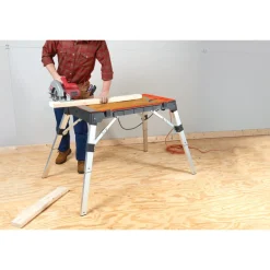 OmniTable 37.5 in. L X 18.2 in. W X 4.2 in. H 4-in-1 Workbench 500 lb. cap.