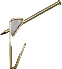 Ook OOK ReadyNail Brass-Plated Conventional Picture Hook 20 lb 6 pk