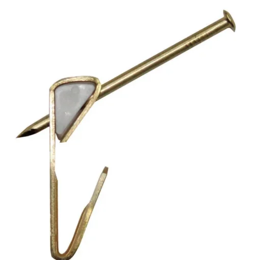 Ook OOK ReadyNail Brass-Plated Conventional Picture Hook 20 lb 6 pk