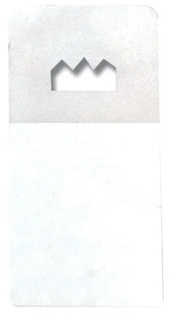 OOK Plastic 1-1/2 lbs. Capacity Adhesive Hanger 0.688 L in.