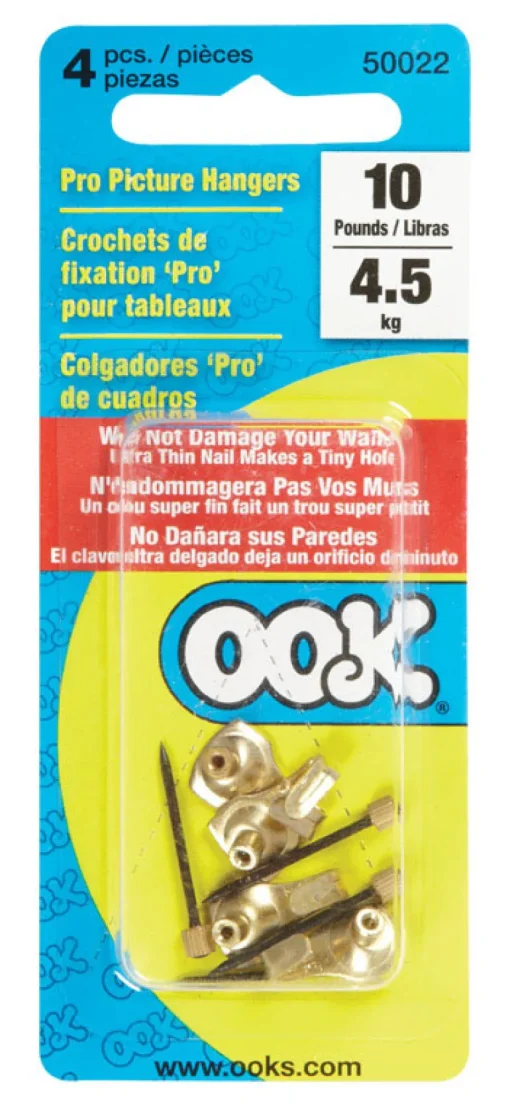 Ook Professional Picture Hanger 10 lb 4 pk