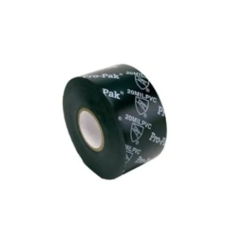 Orbit Pro-Pak Black PVC Outdoor Pipe Wrap Tape 50 L ft. x 20 H mil. x 2 W in. for Cold Water